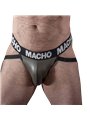 Macho - Mx27Gr Leather Jock GRay Beige XL