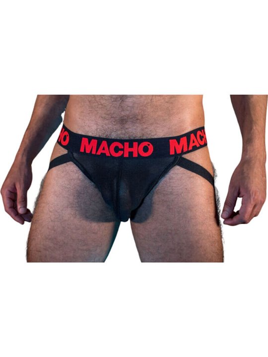 Macho - Mx26X2 Jock Black/Red L