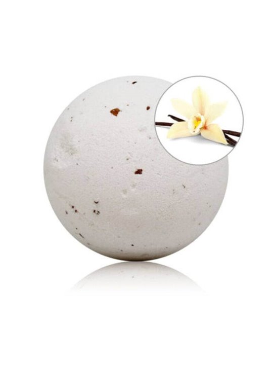 Taloka - Vanilla Scented Bath Bomb With Rose Petals
