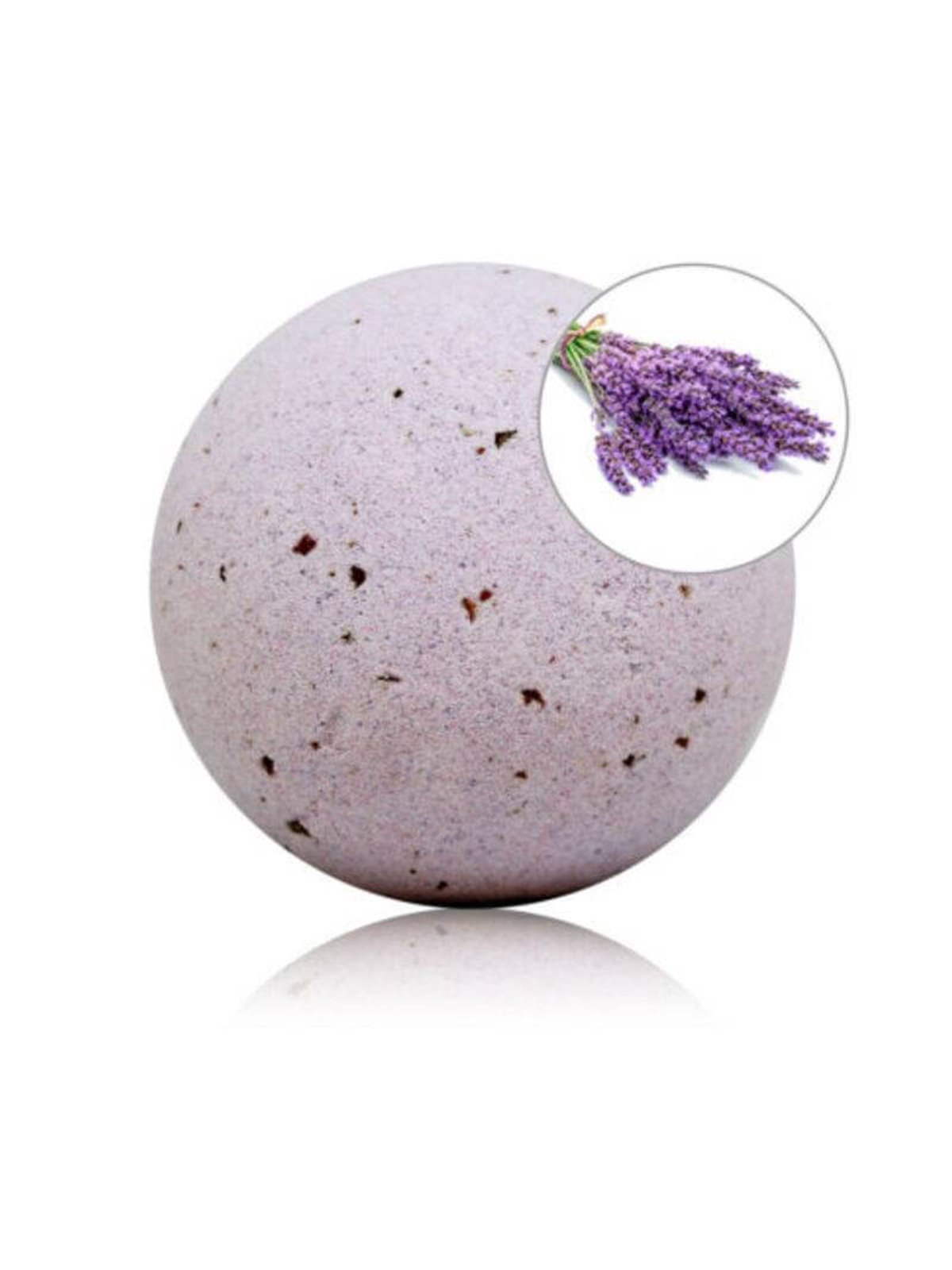 Taloka - Lavender Scented Bath Bomb with Rose Petals