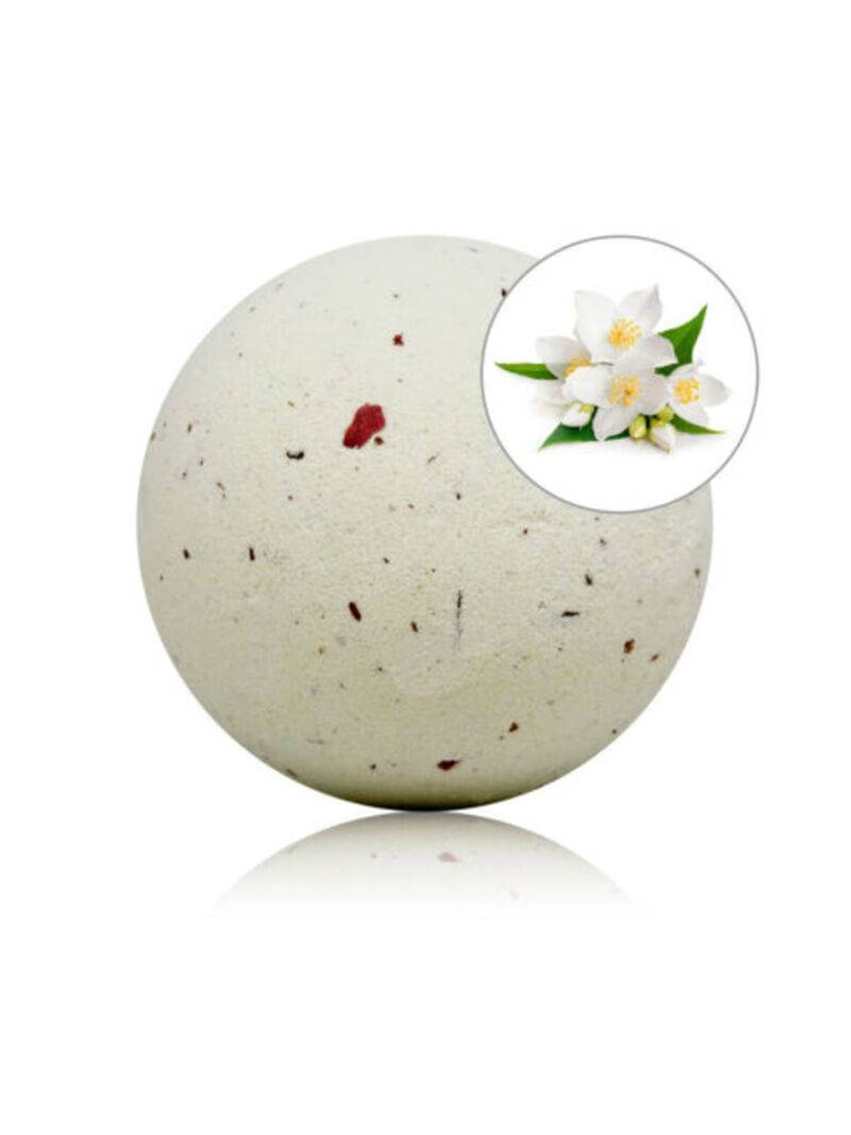 Taloka - Jasmine Scented Bath Bomb With Rose Petals