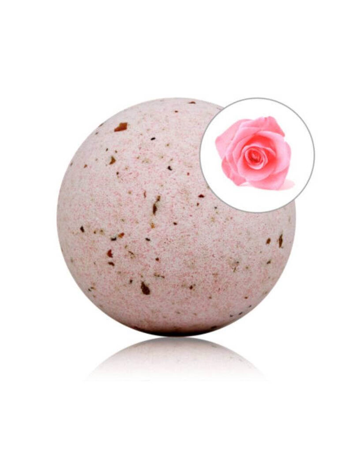 Taloka - Roses Scented Bath Bomb with Rose Petals