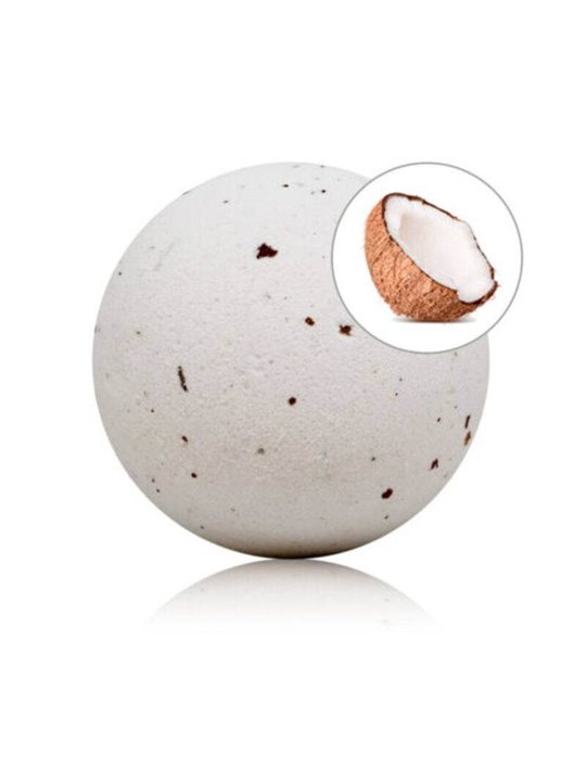 Taloka - Coconut Scented Bath Bomb With Rose Petals