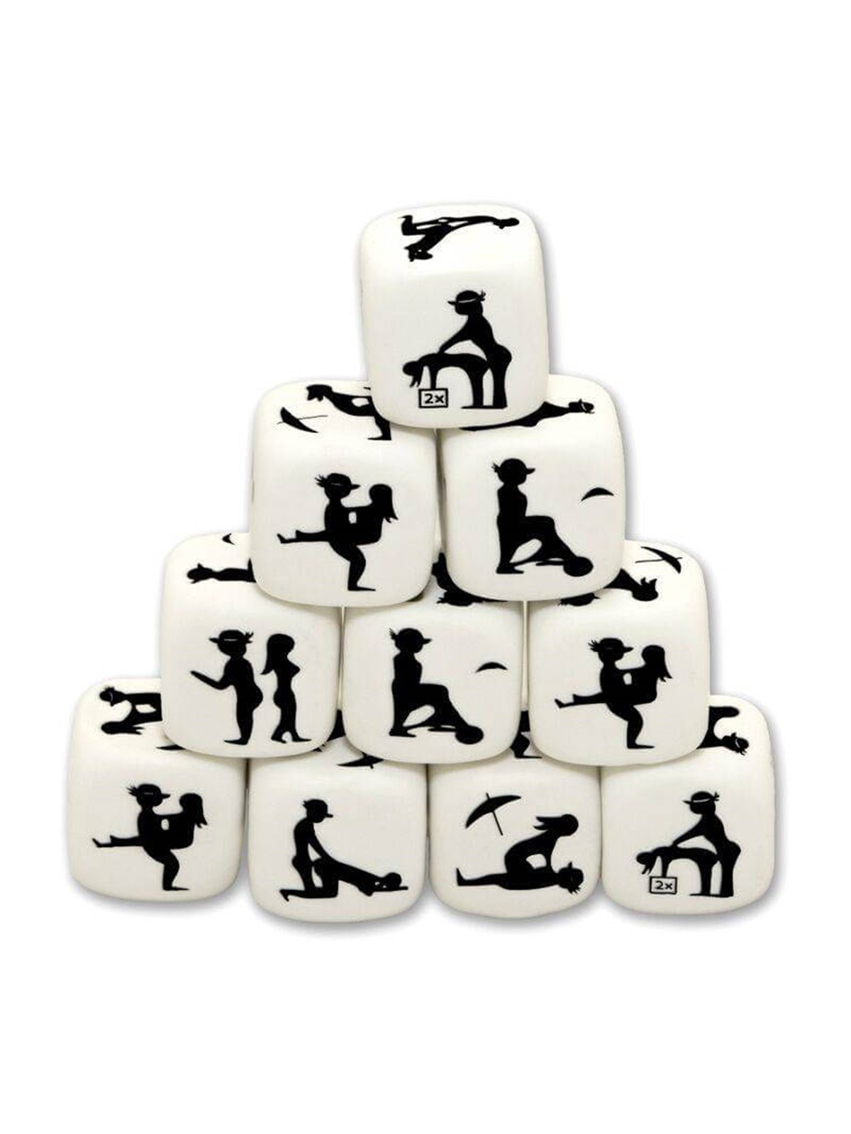 Spicy Devil - White Posing Dice