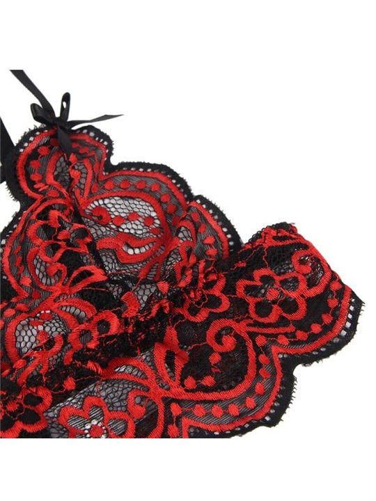 Subblime Set - Two Pieces Set Lace Top and Panties L/XL
