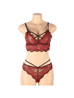 Subblime Set - Two Pieces Set Lace Top and Panties L/XL