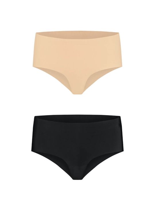 Bye-Bra - Pack 2 Slip a Vita Alta Senza Cuciture - Taglia XL