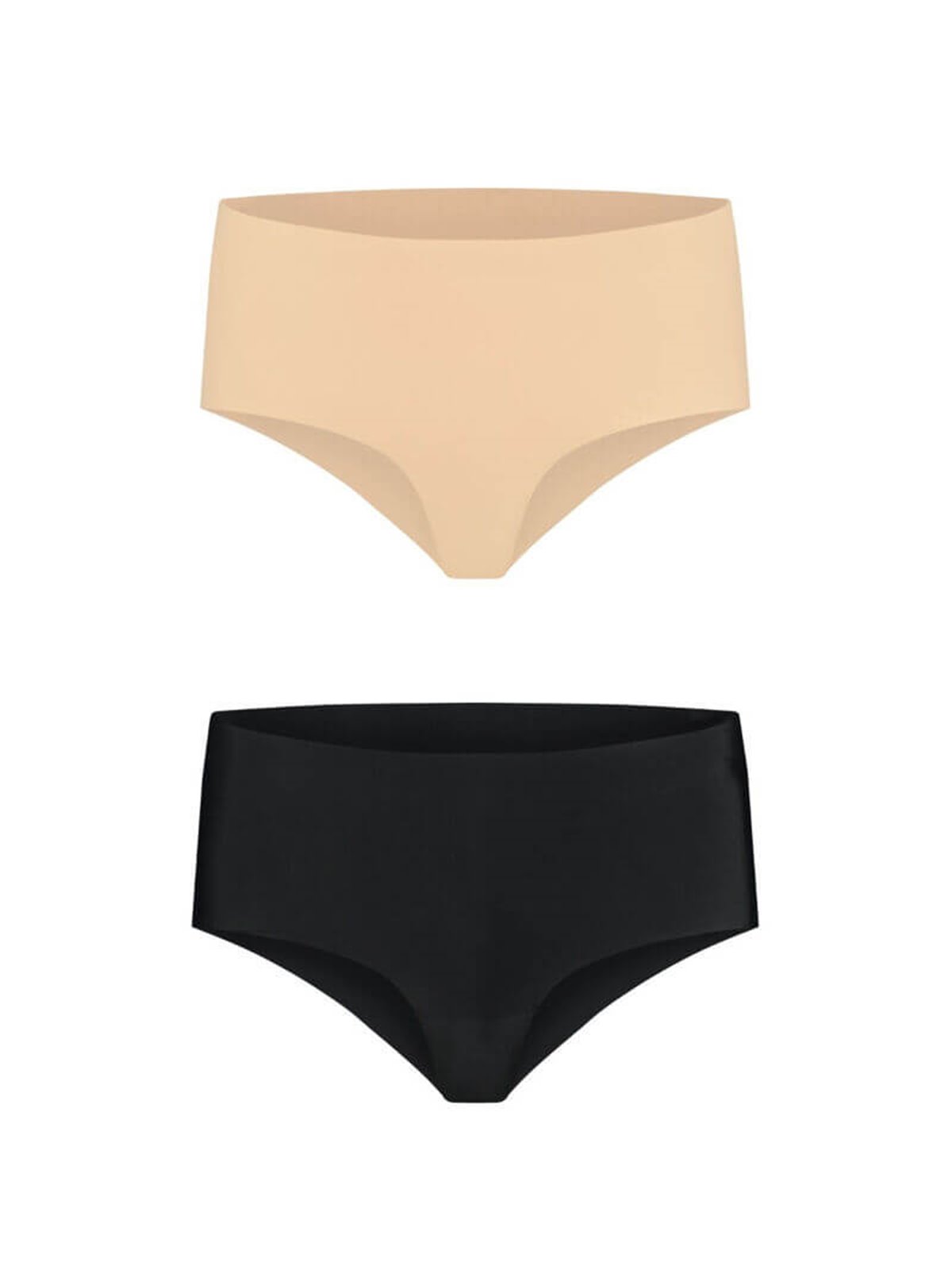 Bye-Bra - Pack 2 Slip a Vita Alta Senza Cuciture - Taglia XL