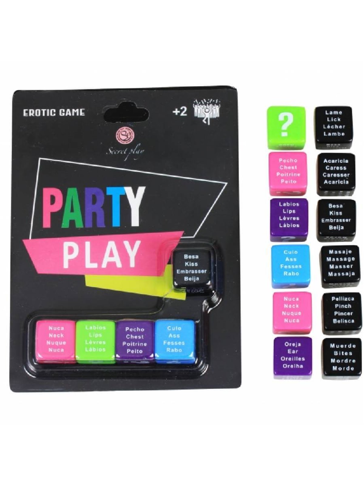 Secretplay - Game Party Play 5 Dice (Es / Pt / En / Fr)