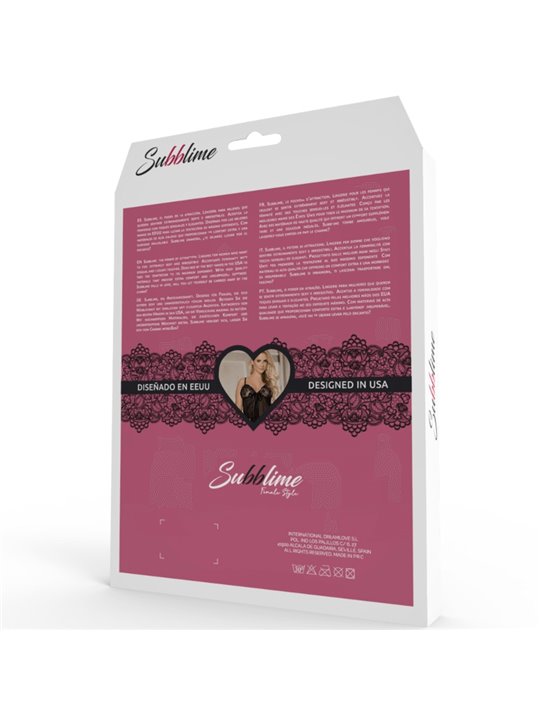 Subblime Set - Two Pieces Set Bra And Panties S/M