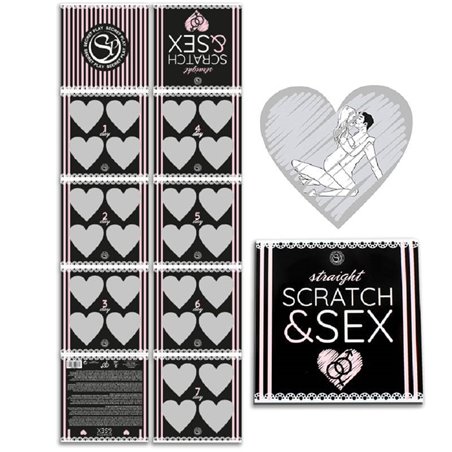 Secretplay - Scratch & Sex Game for Straight Couples (Es/En/Fr/Pt/De)