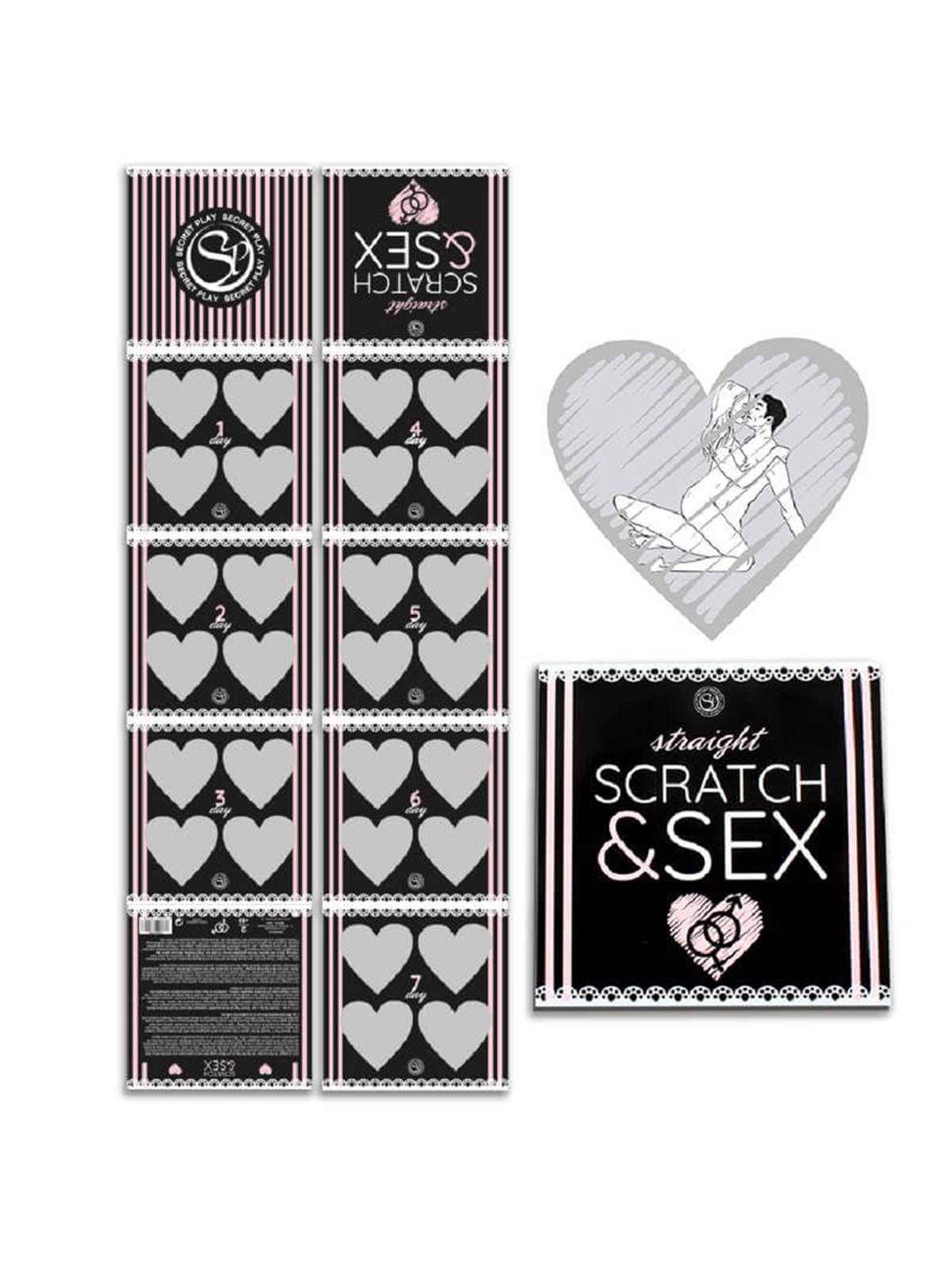 Secretplay - Scratch & Sex Game for Straight Couples (Es/En/Fr/Pt/De)