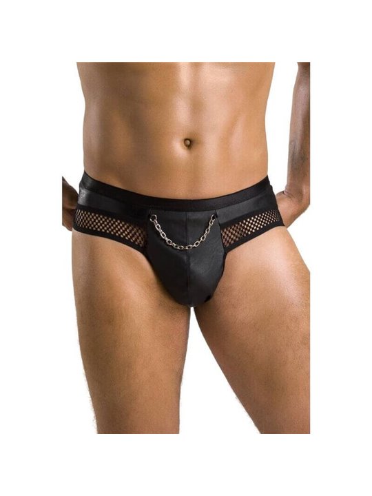 Passion - 030 Open Slip Tom Black S/M