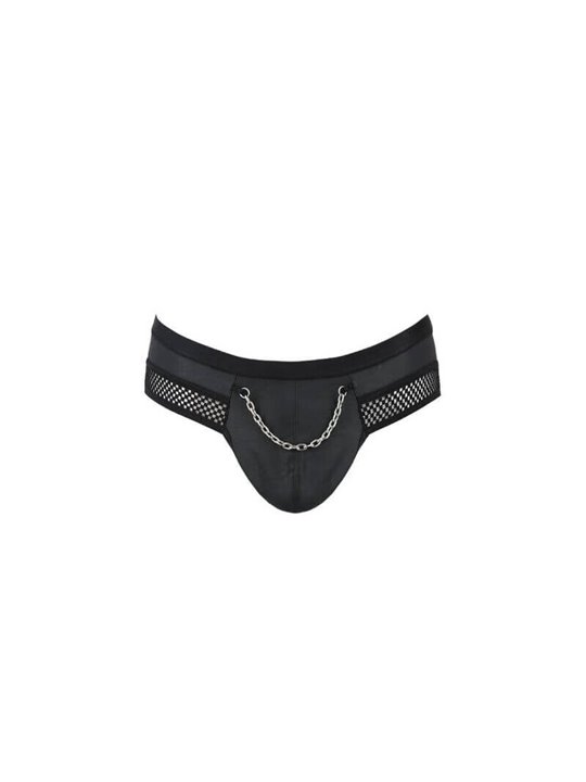 Passion - 030 Open Slip Tom Black S/M