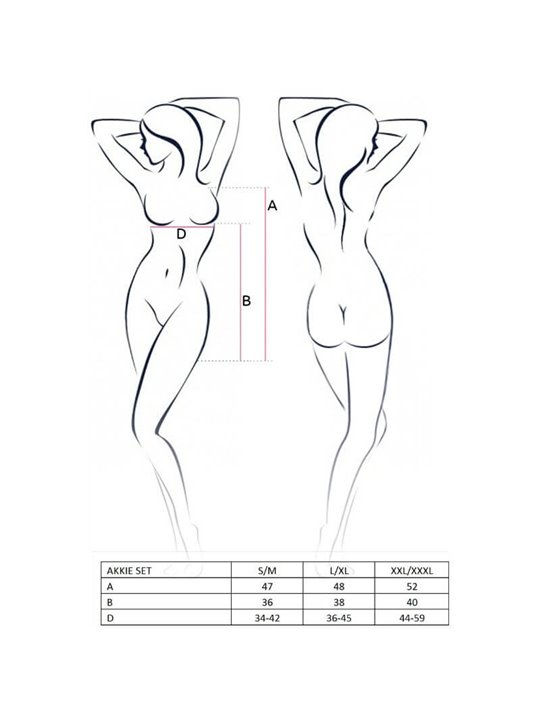 Passion - Woman Akkie Set Nurse Costume L/XL