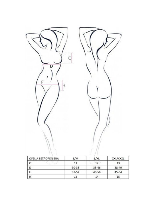Passion - Woman Ofelia Set Size L/XL