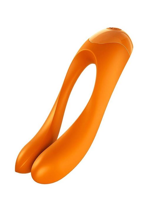 Satisfyer - Candy Cane Finger Vibrator Orange
