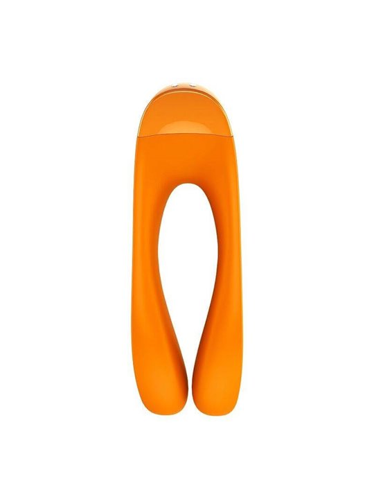 Satisfyer - Candy Cane Finger Vibrator Orange