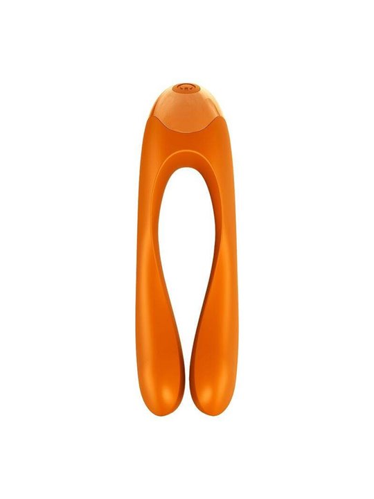Satisfyer - Candy Cane Finger Vibrator Orange