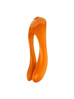 Satisfyer - Candy Cane Finger Vibrator Orange