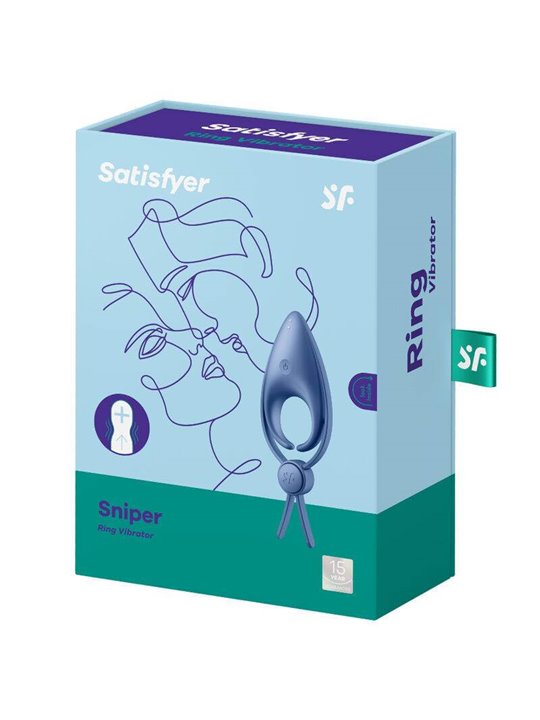 Satisfyer - Sniper Ring Vibrator Blue