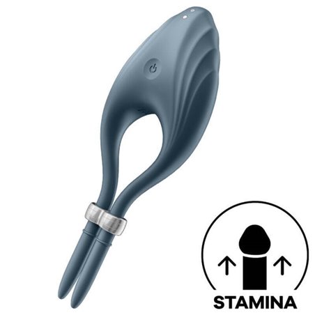Satisfyer Duelist Ring Vibrator - GRey