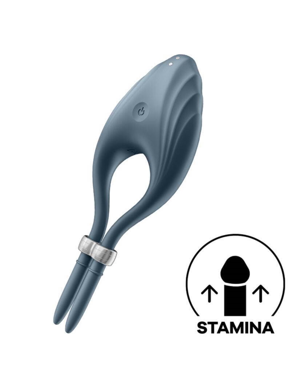 Satisfyer Duelist Ring Vibrator - GRey