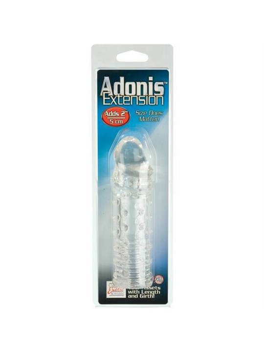 CalExotics Adonis Extension - Guaina Fallica in Silicone Premium Trasparente