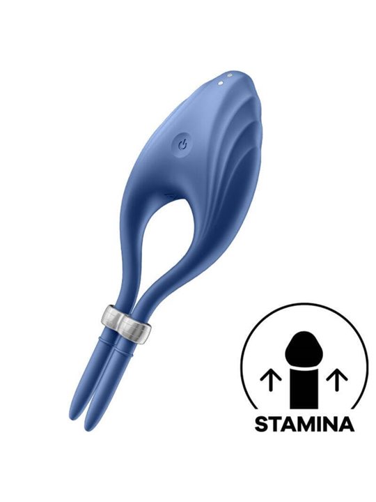 Satisfyer - Duelist Ring Vibrator Blue