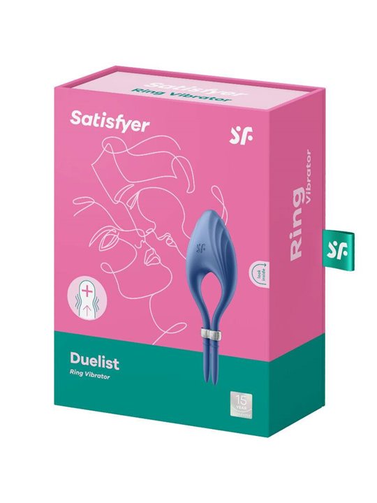 Satisfyer - Duelist Ring Vibrator Blue