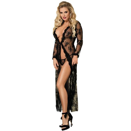 Subblime Babydoll - Peignoir Floral Design One Size