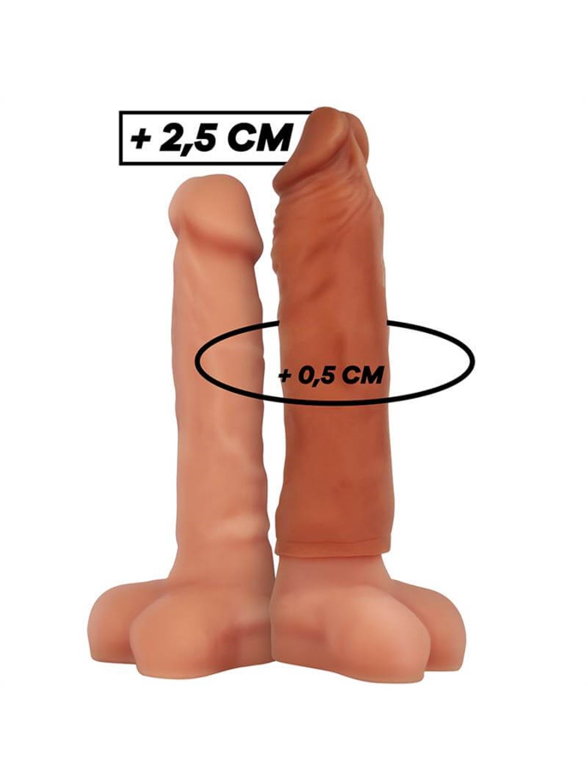 VirilXL - Liquid Silicone V5 Brown Penis Extension