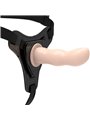 Fetish Submissive Harness - Flesh Silicone G-Spot 12.5 CM