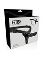 Fetish Submissive Harness - Black Silicone G-Spot 16 CM