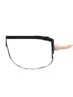 Fetish Submissive Harness - Flesh Realistic Silicone 16 CM