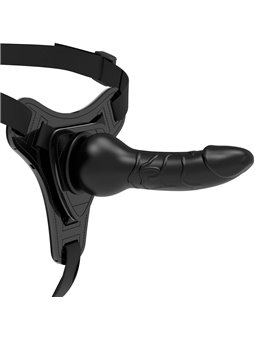 Fetish Submissive Harness - Black Silicone Realistic 16 CM