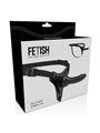 Fetish Submissive Harness - Black Silicone Realistic 16 CM