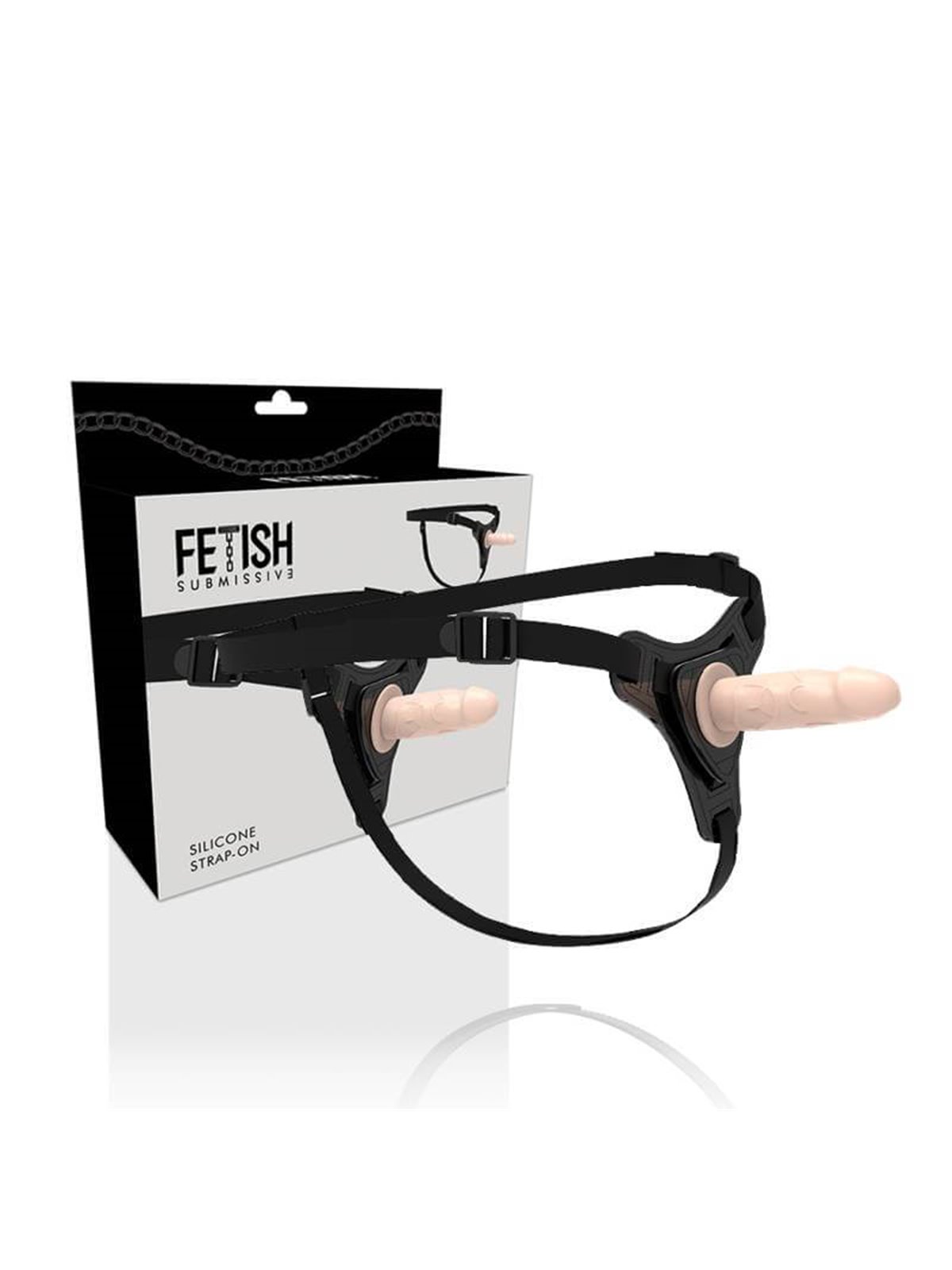 Fetish Submissive Harness - Flesh Realistic Silicone 12.5 CM