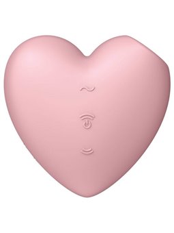Satisfyer - Cutie Heart Air Pulse Stimulator & Vibrator Pink