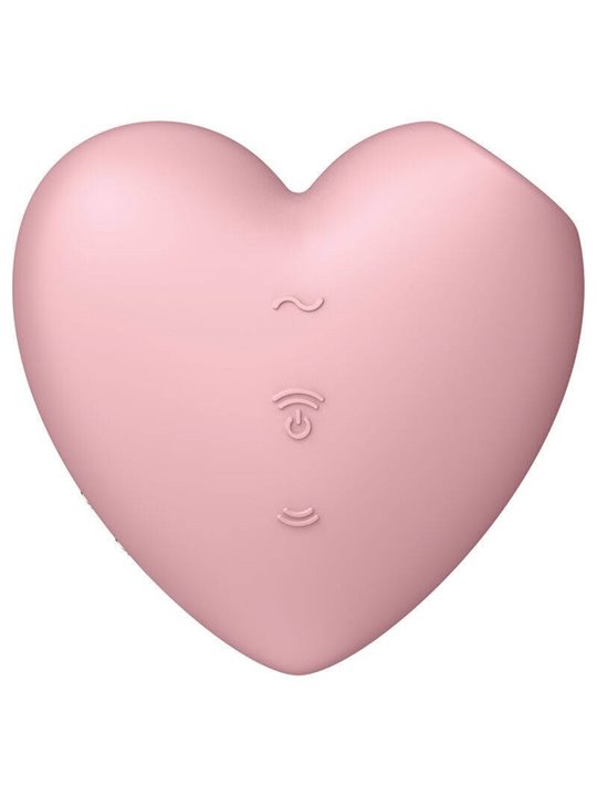 Satisfyer - Cutie Heart Air Pulse Stimulator & Vibrator Pink
