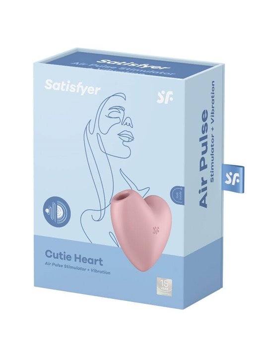 Satisfyer - Stimolatore Clitoride Stimolatore Cutie Heart Red