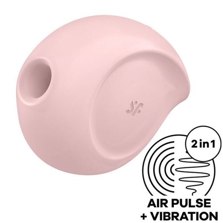 Satisfyer Sugar Rush Air Pulse Stimulator & Vibrator - Pink