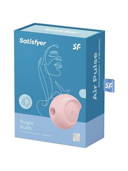 Satisfyer Sugar Rush Air Pulse Stimulator & Vibrator - Pink