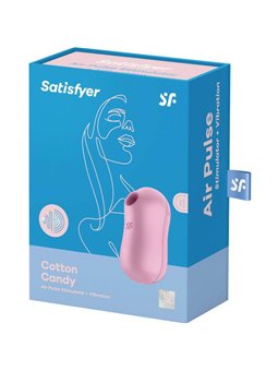 Satisfyer Cotton Candy Air Pulse Stimulator & Vibrator - Lilac
