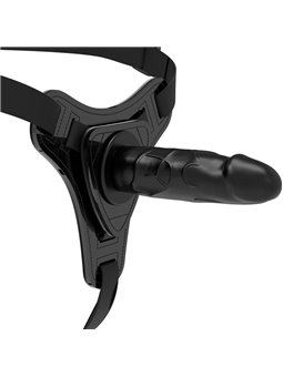 Fetish Submissive Harness - Realistic Black Silicone 15 CM