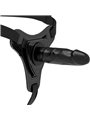 Fetish Submissive Harness - Realistic Black Silicone 15 CM