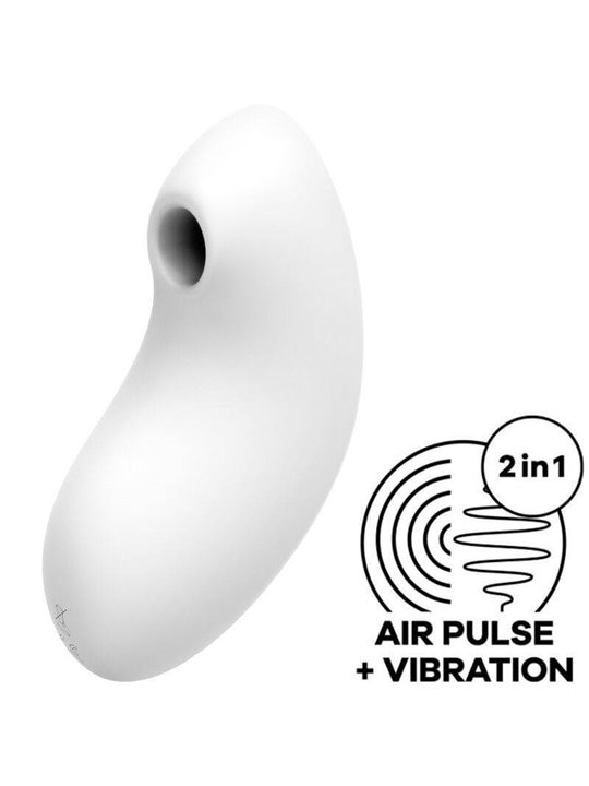 Satisfyer - Vulva Lover 2 Air Pulse Stimulator & Vibrator White