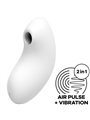 Satisfyer - Vulva Lover 2 Air Pulse Stimulator & Vibrator White