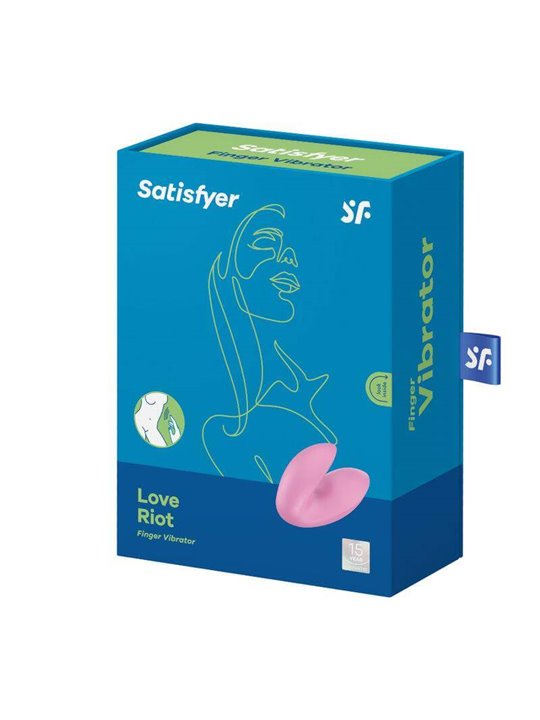 Satisfyer - Love Riot Finger Vibrator Pink