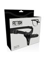 Fetish Submissive Harness - Realistic Black Silicone 15 CM